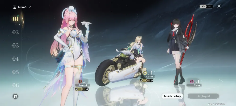 SEA | Starter Lv 8 | Aemeath + Signature + Lynae + Chisa