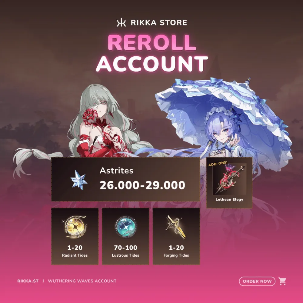 ☆ EU | Phrolova + Signature + Cantarella + 26000+ Astrites | Reroll Account | DM for Catalog