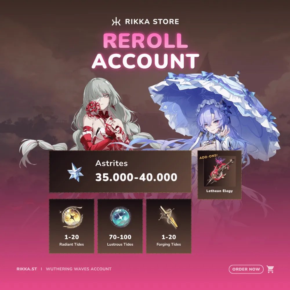 ☆ EU | Phrolova + Signature + Cantarella + 35000+ Astrites | Reroll Account | DM for Catalog