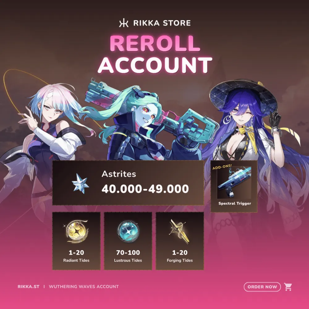 ☆ NA | Lucy + Signature + Rebecca + Lucilla + 40000+ Astrites | Reroll Account | DM for Catalog