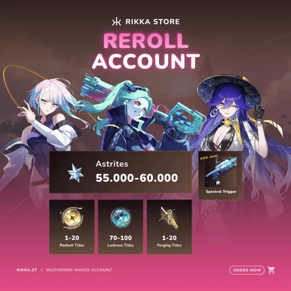 ☆ NA | Lucy + Signature + Rebecca + Lucilla + 55000+ Astrites | Reroll Account | DM for Catalog