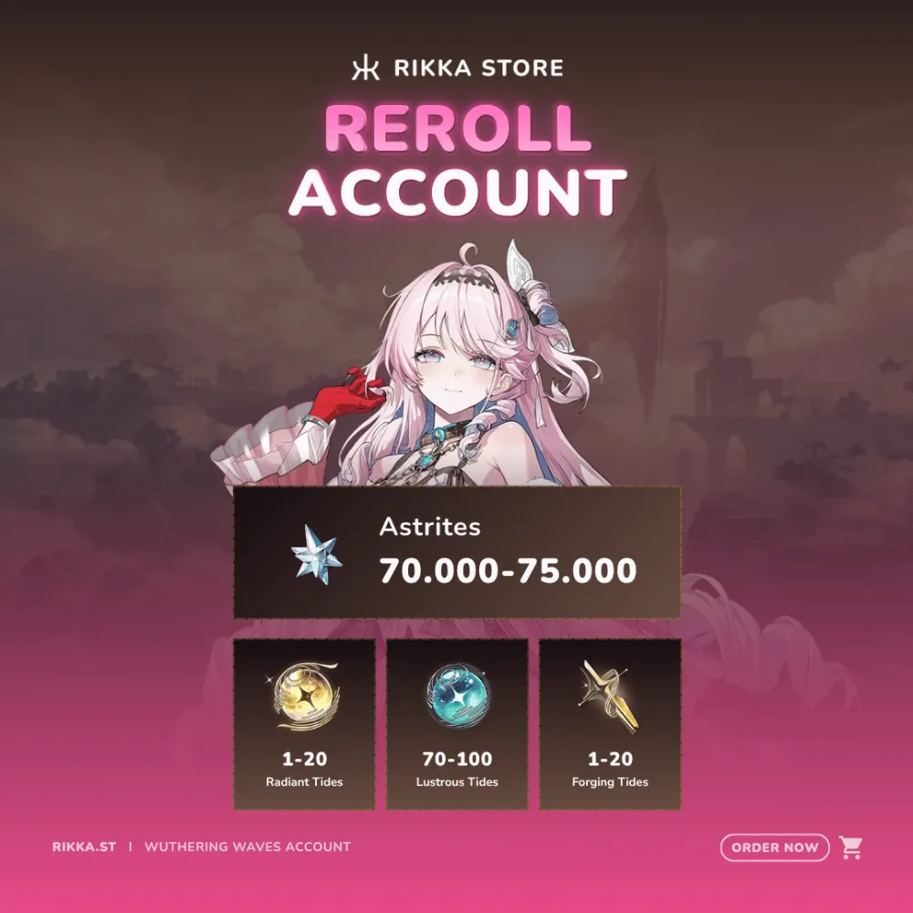 ☆ EU | Denia + 70000+ Astrites | Reroll Account | DM for Catalog