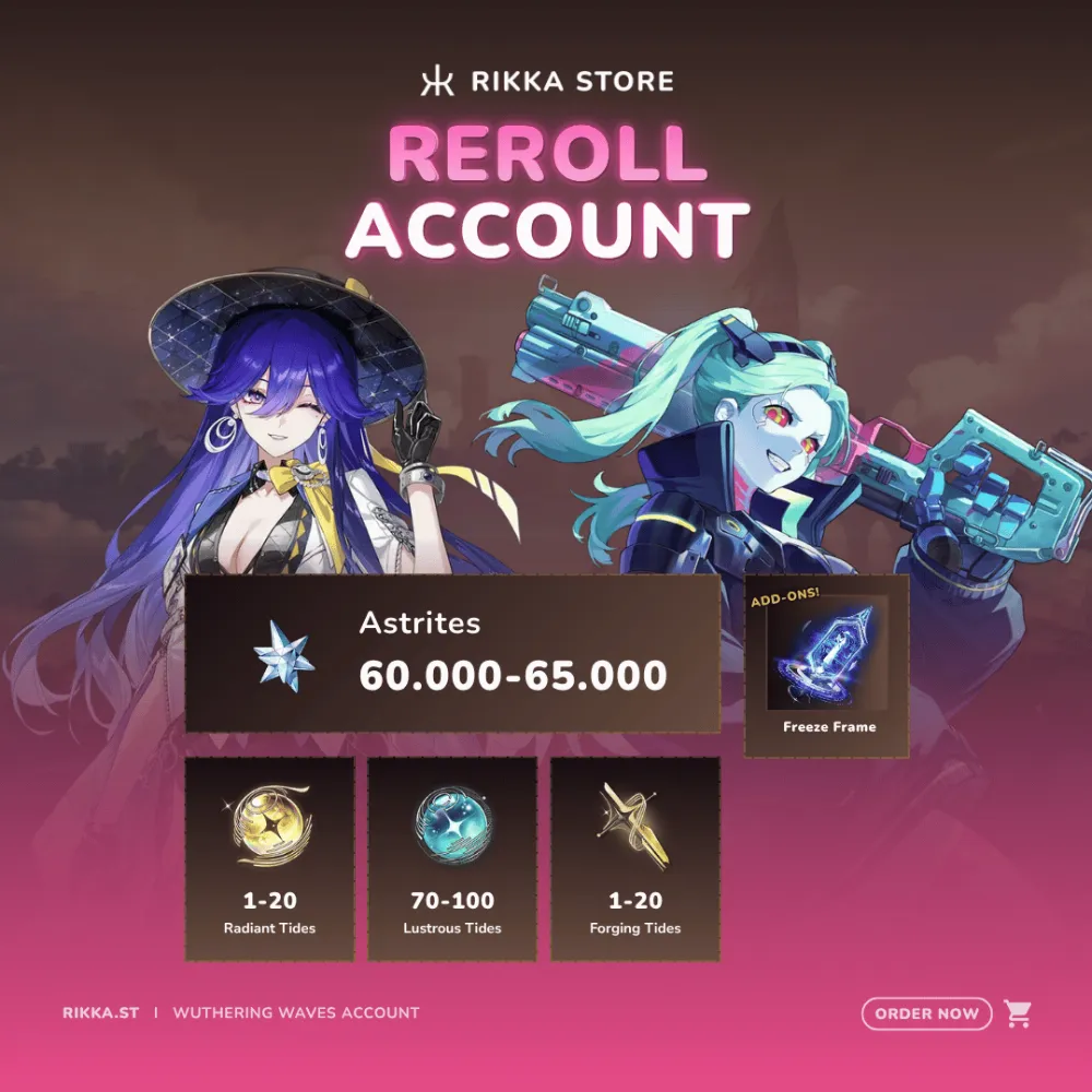 ☆ NA | Lucilla + Signature + Rebecca + 60000+ Astrites | Reroll Account | DM for Catalog