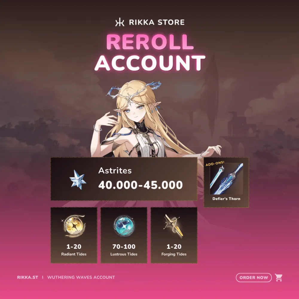 ☆ EU | Cartethyia + Signature + 40000+ Astrites | Reroll Account | DM for Catalog