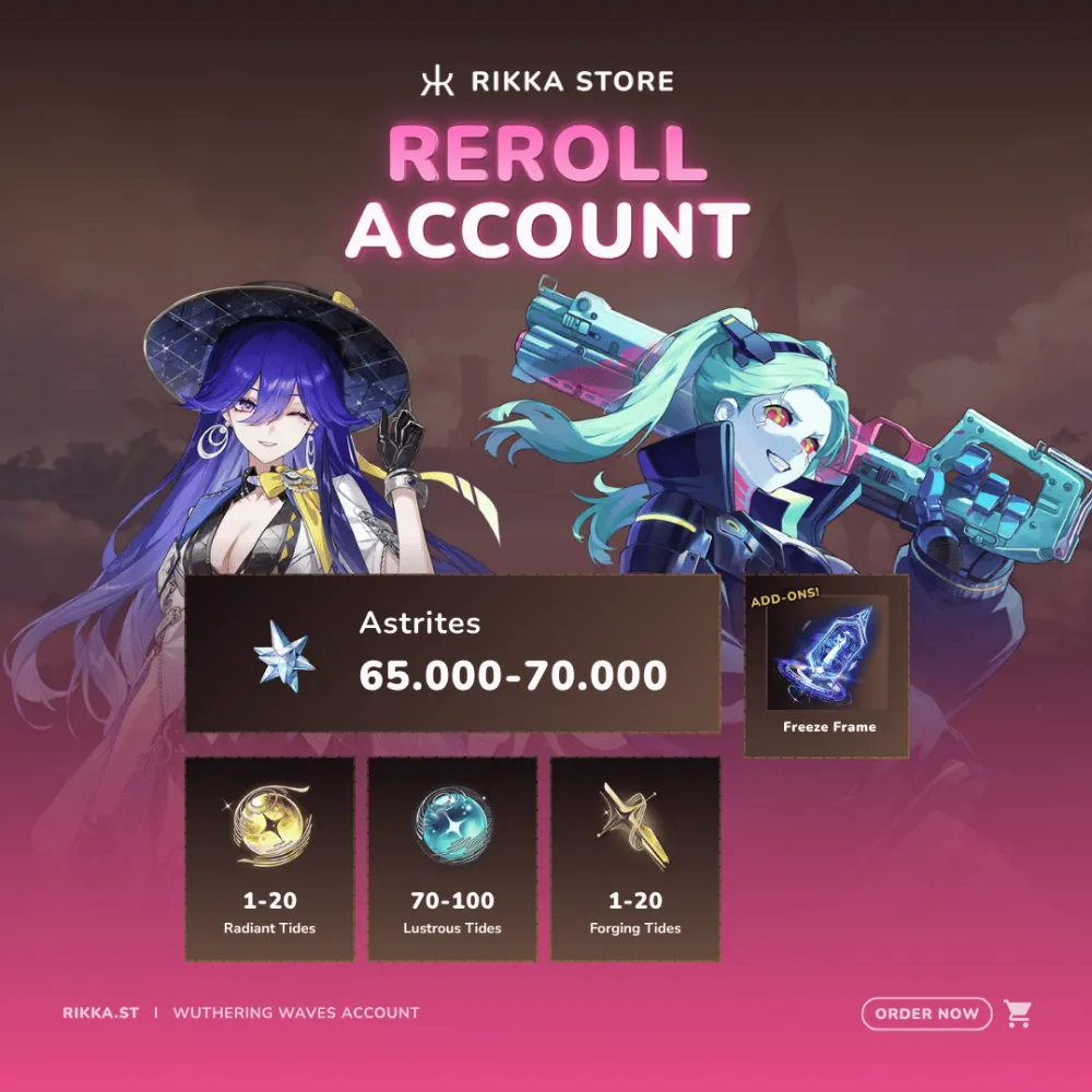 ☆ EU | Lucilla + Signature + Rebecca + 65000+ Astrites | Reroll Account | DM for Catalog