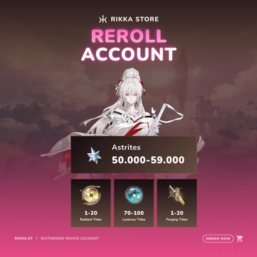 ☆ HMT | Hiyuki + 50000+ Astrites | Reroll Account | DM for Catalog