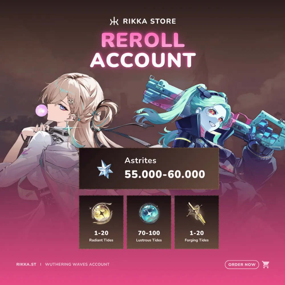 ☆ ASIA | Lynae + 55000+ Astrites + Rebecca | Reroll Account | DM for Catalog