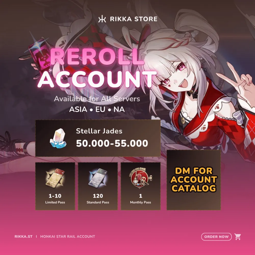 ☆ ASIA | Sparxie + 50000+ Stellar Jades + 120 Standard Pass | Reroll Account