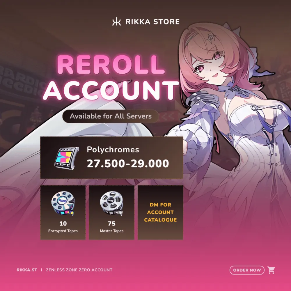 ☆ Asia | Total 29000 Poly | 27500 Poly + 75 Master Tapes + 10 Encrypted | Male MC | Reroll Account