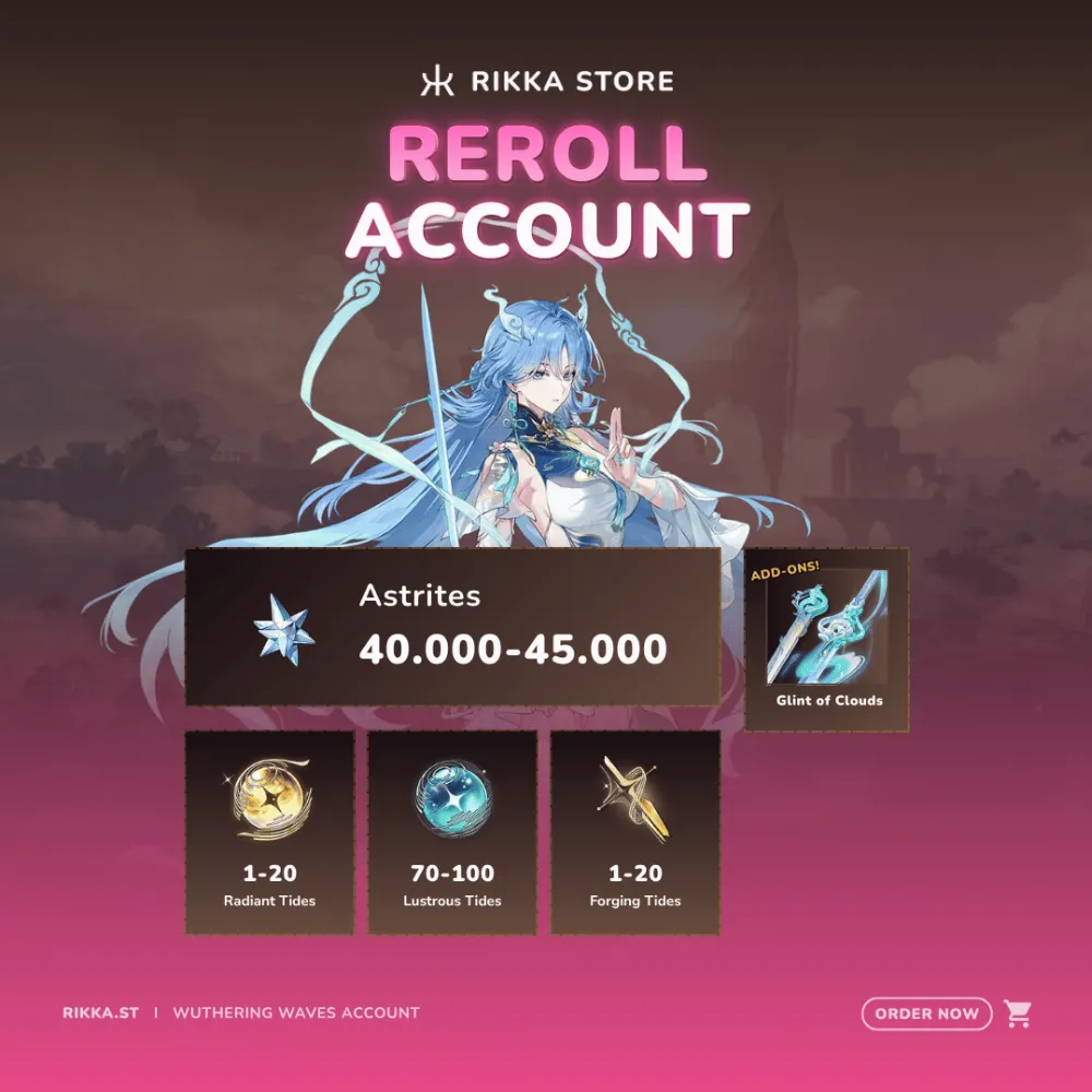 ☆ ASIA | Qingxiao + Signature + 40000+ Astrites | Reroll Account | DM For Catalog