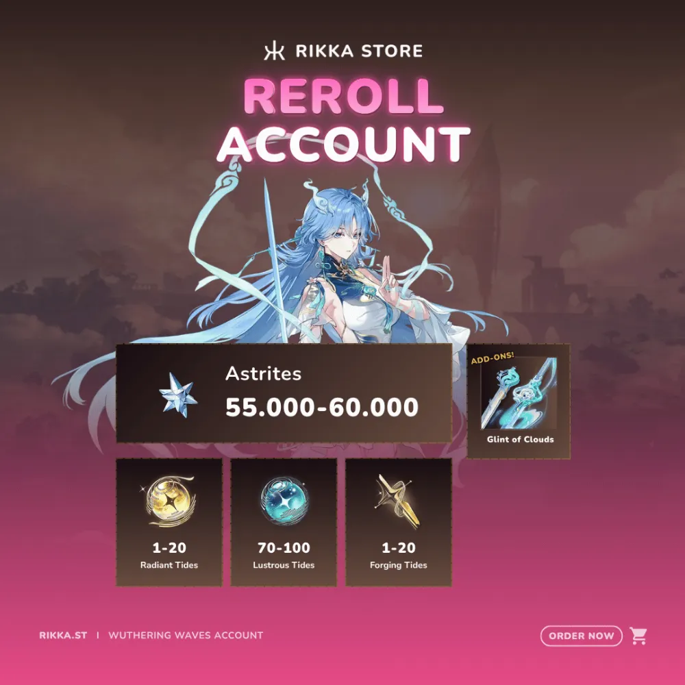 ☆ ASIA | Qingxiao + Signature + 55000+ Astrites | Reroll Account | DM For Catalog