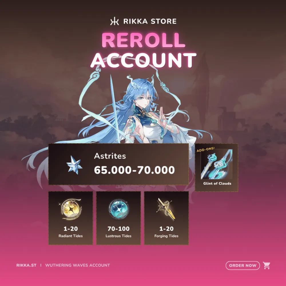 ☆ ASIA | Qingxiao + Signature + 65000+ Astrites | Reroll Account | DM For Catalog