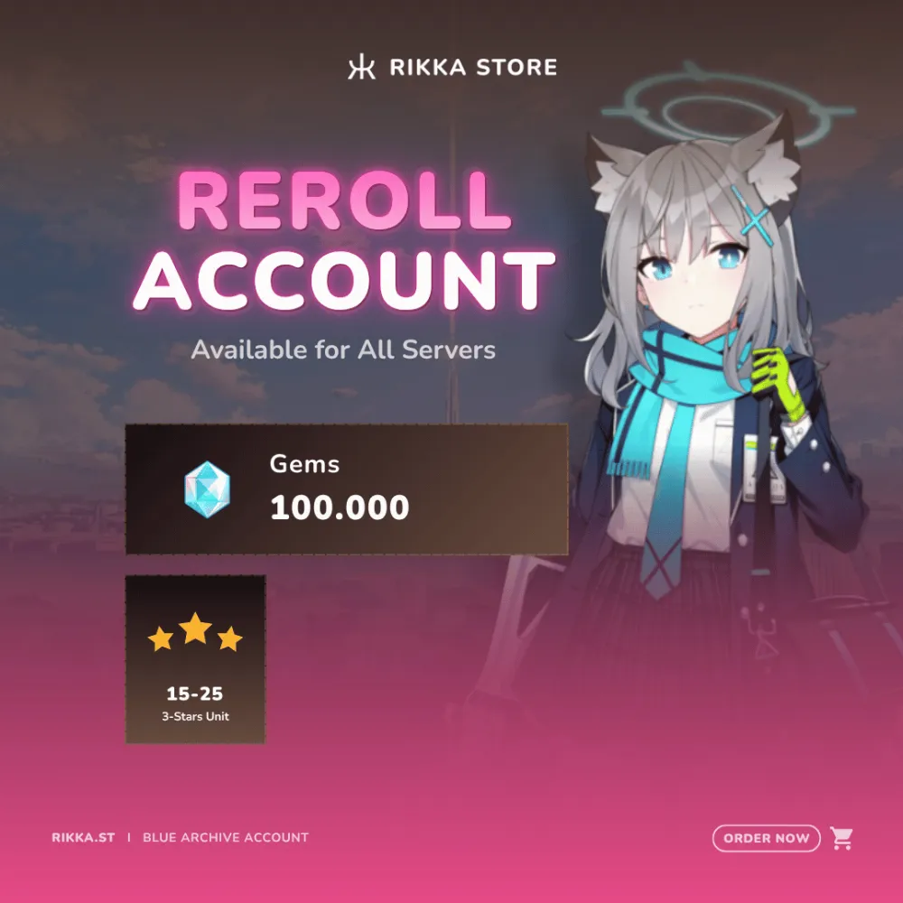 ☆ Global | 100000 Gems | 15-25 3☆ Units (Including 3-6 Limited Units) | Nexon Account
