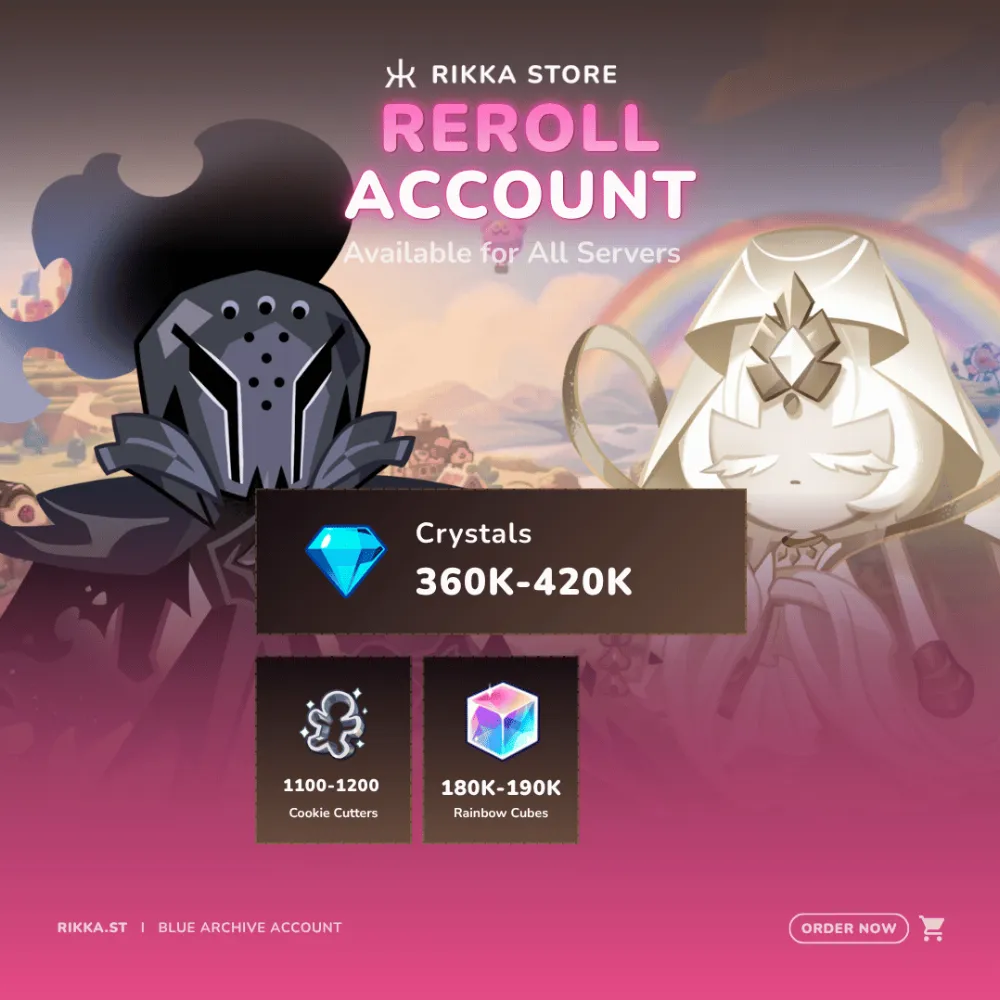 ☆ Dark Cacao | Silent Salt Cookie + Mystic Flour Cookie + 360K-420K Crystals + 1100-1200 Cookie