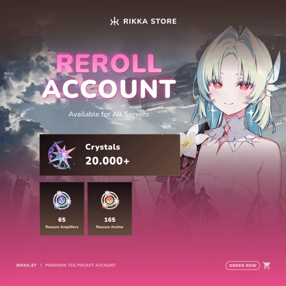☆ Asia | 20000+ Crystals, 165x Rescue Anchor, 65x Rescue Amplifiers | 1x Heidemarie + 3-4 Random 5☆