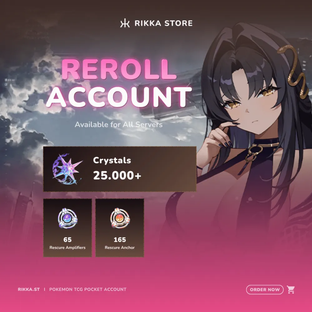 ☆ Asia | 25000+ Crystals, 165x Rescue Anchor, 65x Rescue Amplifiers | 1-2 Random 5☆ | DM For Catalog