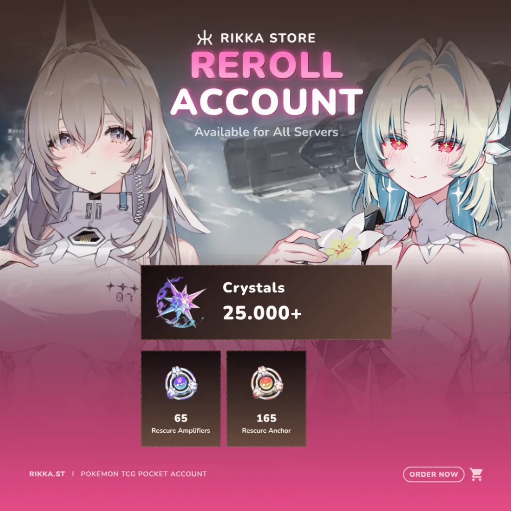 ☆ Asia | 25000+ Crystals, 165x Rescue Anchor, 65x Rescue Amplifiers | 1x Sereniel + 1x Heidemarie