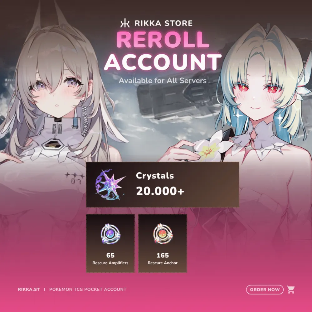 ☆ Global | 20000+ Crystals, 165x Rescue Anchor, 65x Rescue Amplifiers | 1x Sereniel + 1x Heidemarie