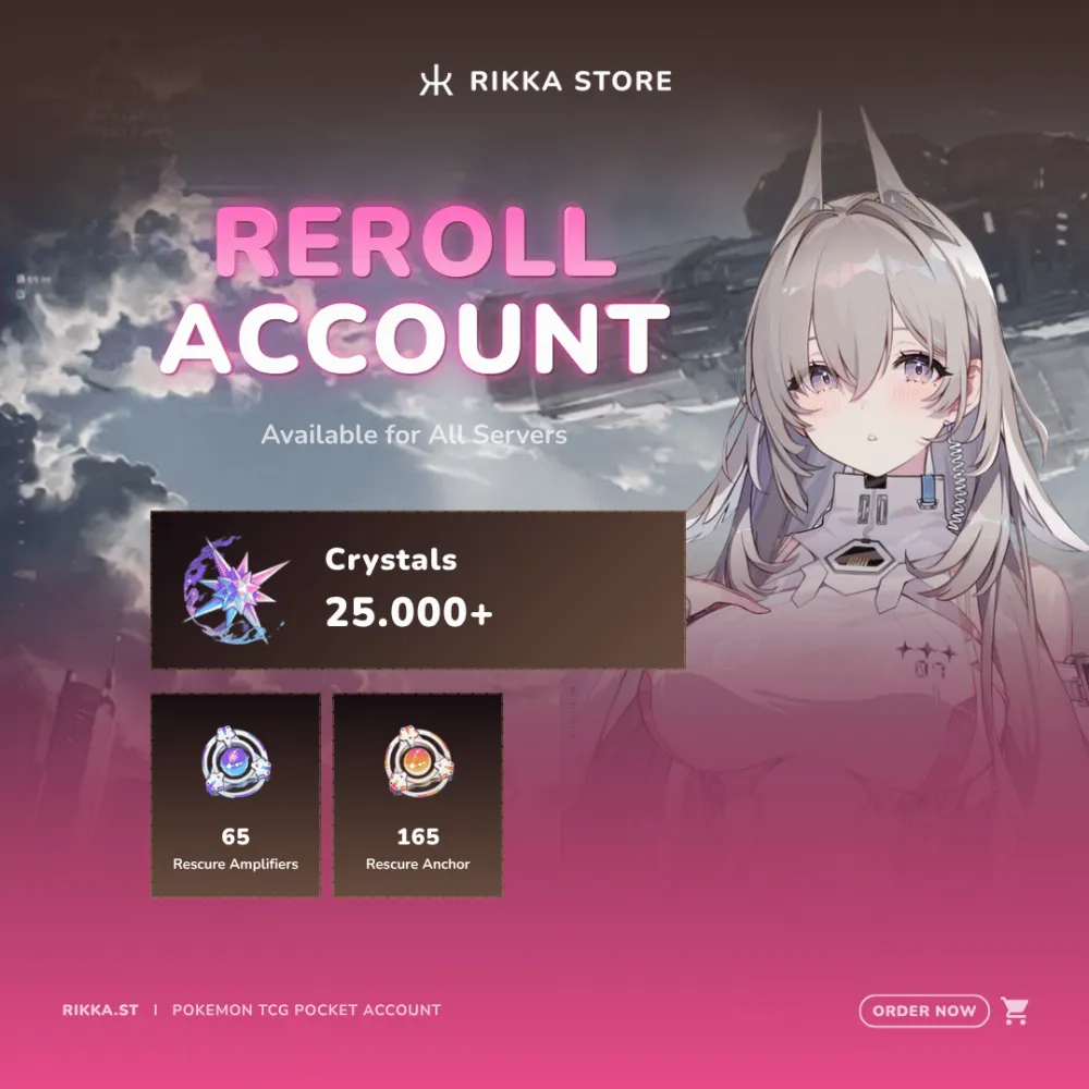 ☆ Global | 25000+ Crystals, 165x Rescue Anchor, 65x Rescue Amplifiers | 1x Sereniel + 1-2 Random 5☆