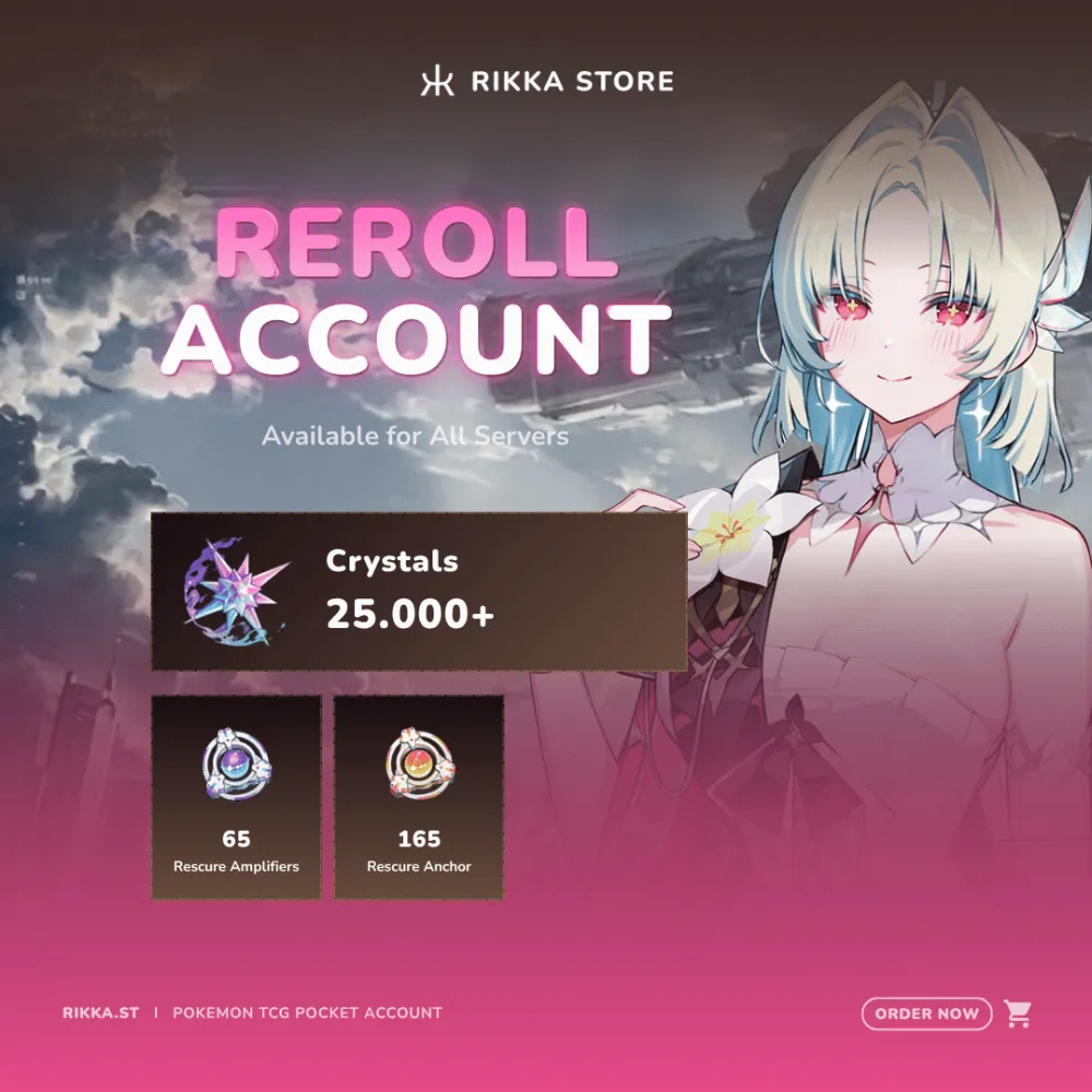☆ Global | 25000+ Crystals, 165x Rescue Anchor, 65x Rescue Amplifiers | 1x Heidemarie + 1-2 Random