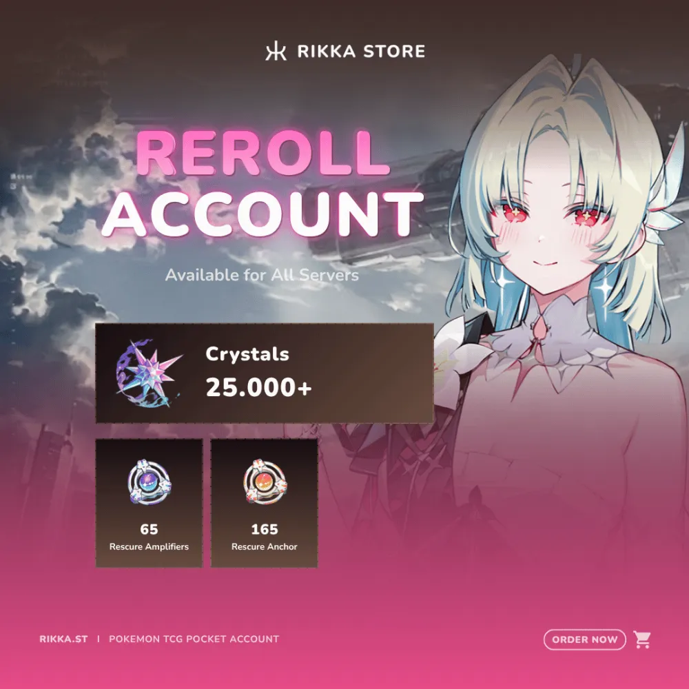 ☆ Global | 25000+ Crystals, 165x Rescue Anchor, 65x Rescue Amplifiers | 2x Heidemarie