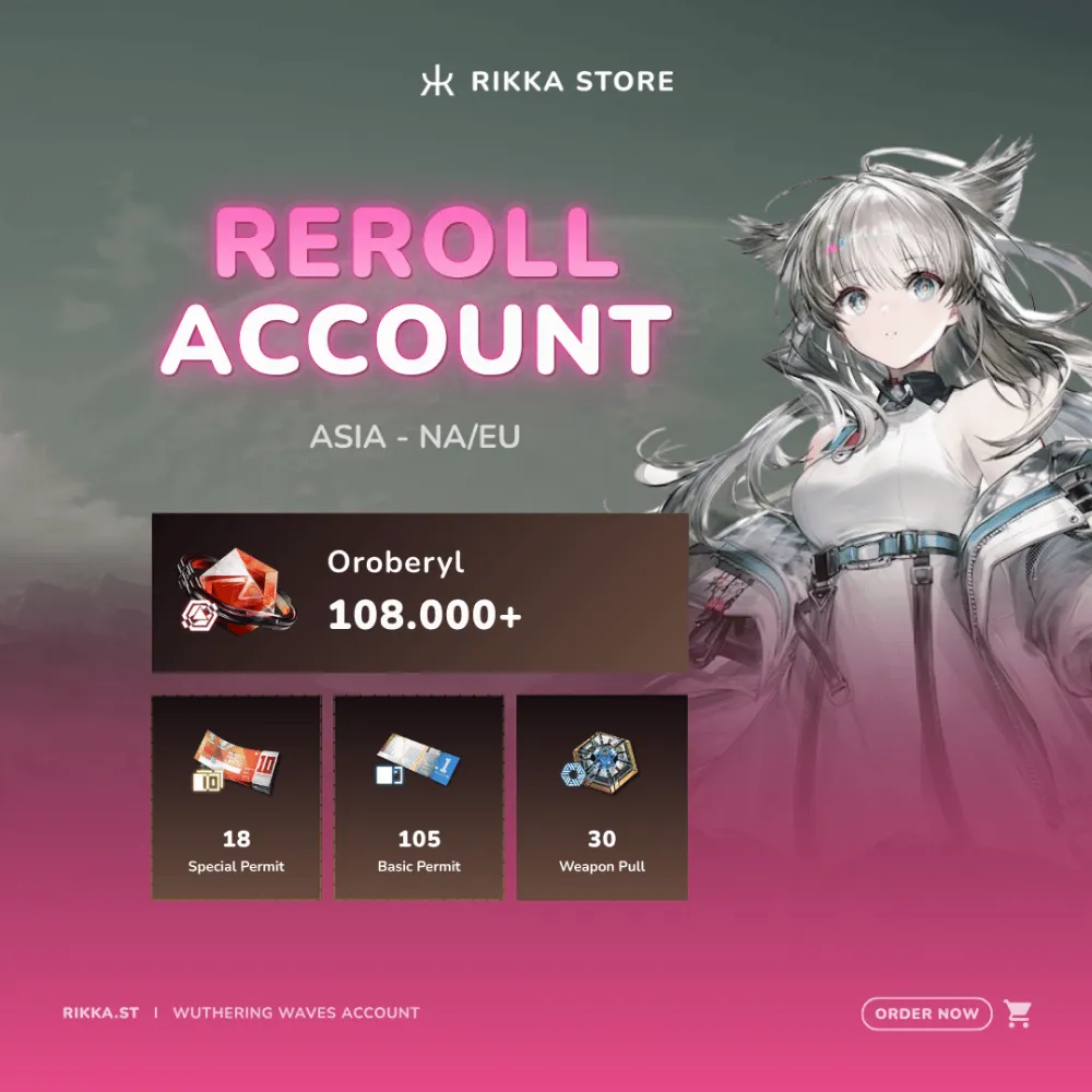 ☆ Asia | 108000+ Oroberyl, 35x Special Permit, 78x Basic Permit, 30x Weapon Pulls, 3x 10-Pulls