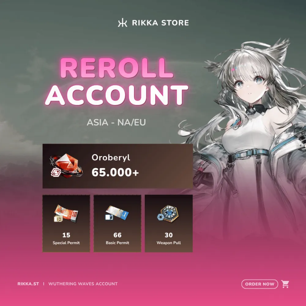 ☆ NA/EU | 65000+ Oroberyl, 15x Special Permit, 66x Basic Permit, 30x Weapon Pulls, 4x 10-Pulls