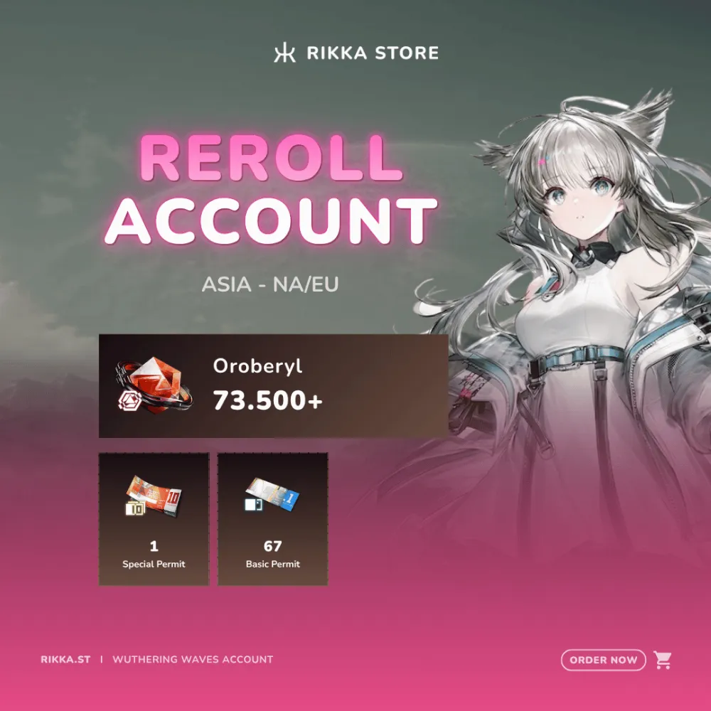 ☆ Asia | 280 Pulls | 73500+ Oroberyl, 1x Special Permit, 67x Basic Permit, 4x 10-Pulls