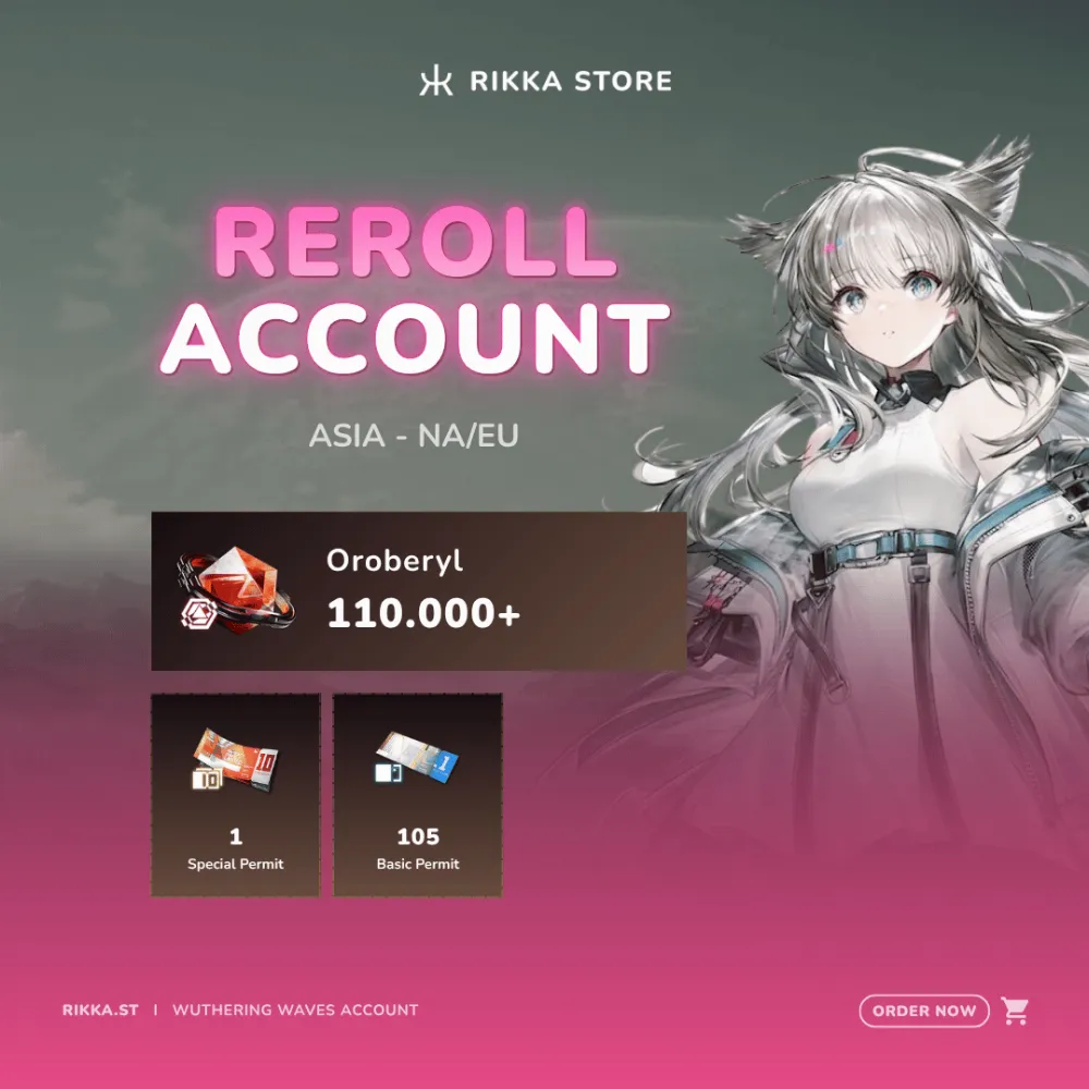 ☆ Asia | 390 Pulls | 110000+ Oroberyl, 1x Special Permit, 105x Basic Permit, 4x 10-Pulls