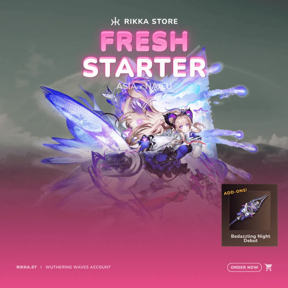 ☆ Asia | Liino + Signature Weapon | Fresh Starter | DM for Catalog