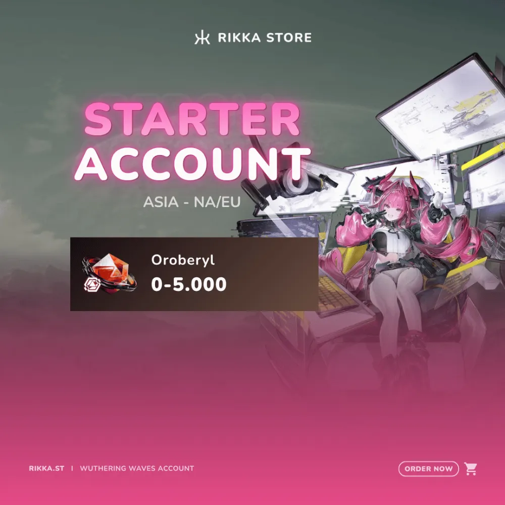 ☆ Asia | Yvonne + 0-5000 Oroberyl | Lv 2 Starter Account | DM for Catalog
