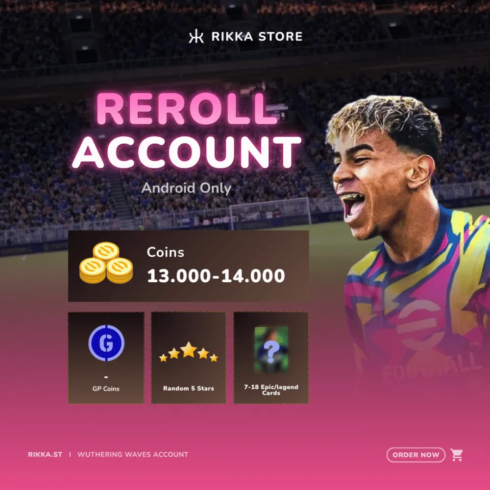 ☆ Android | 13000+ Coins | 120-140 Random 5-Star Players | 7-18 Random Epic/Legendary