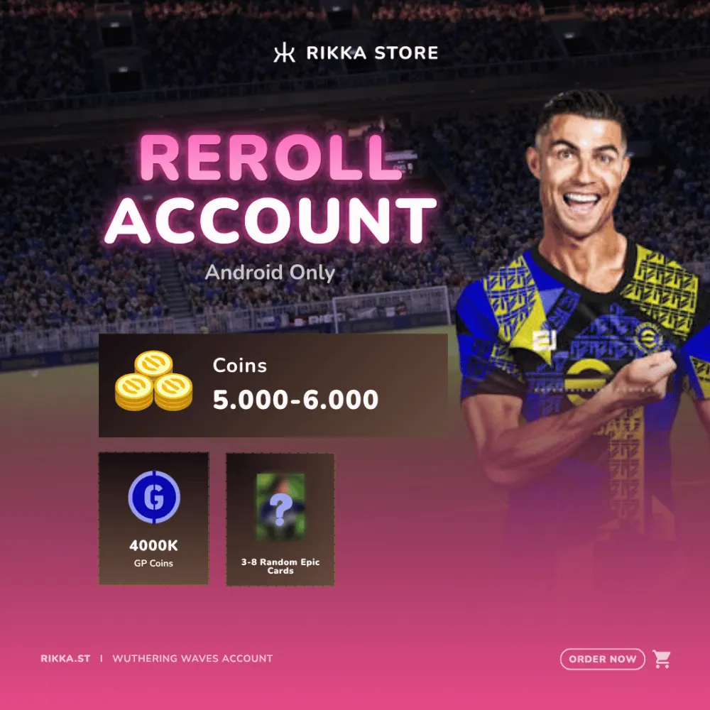 ☆ Android | 5000+ Coins | 4,000,000+ GP | C. Ronaldo + 15-30 Random Highlight + 3-8 Random Epic