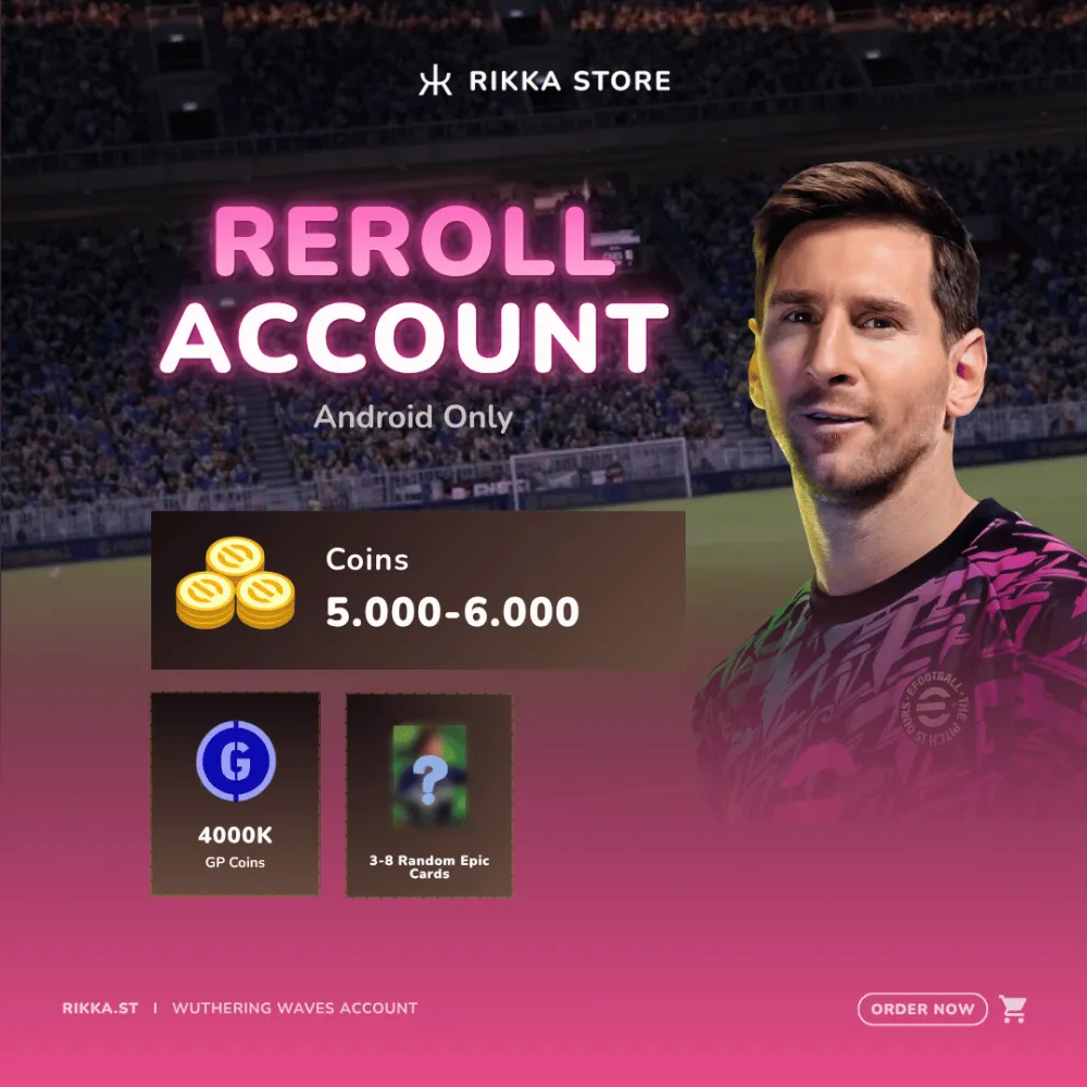 ☆ Android | 5000+ Coins | 4,000,000+ GP | Messi + 15-30 Random Highlight + 3-8 Random Epic