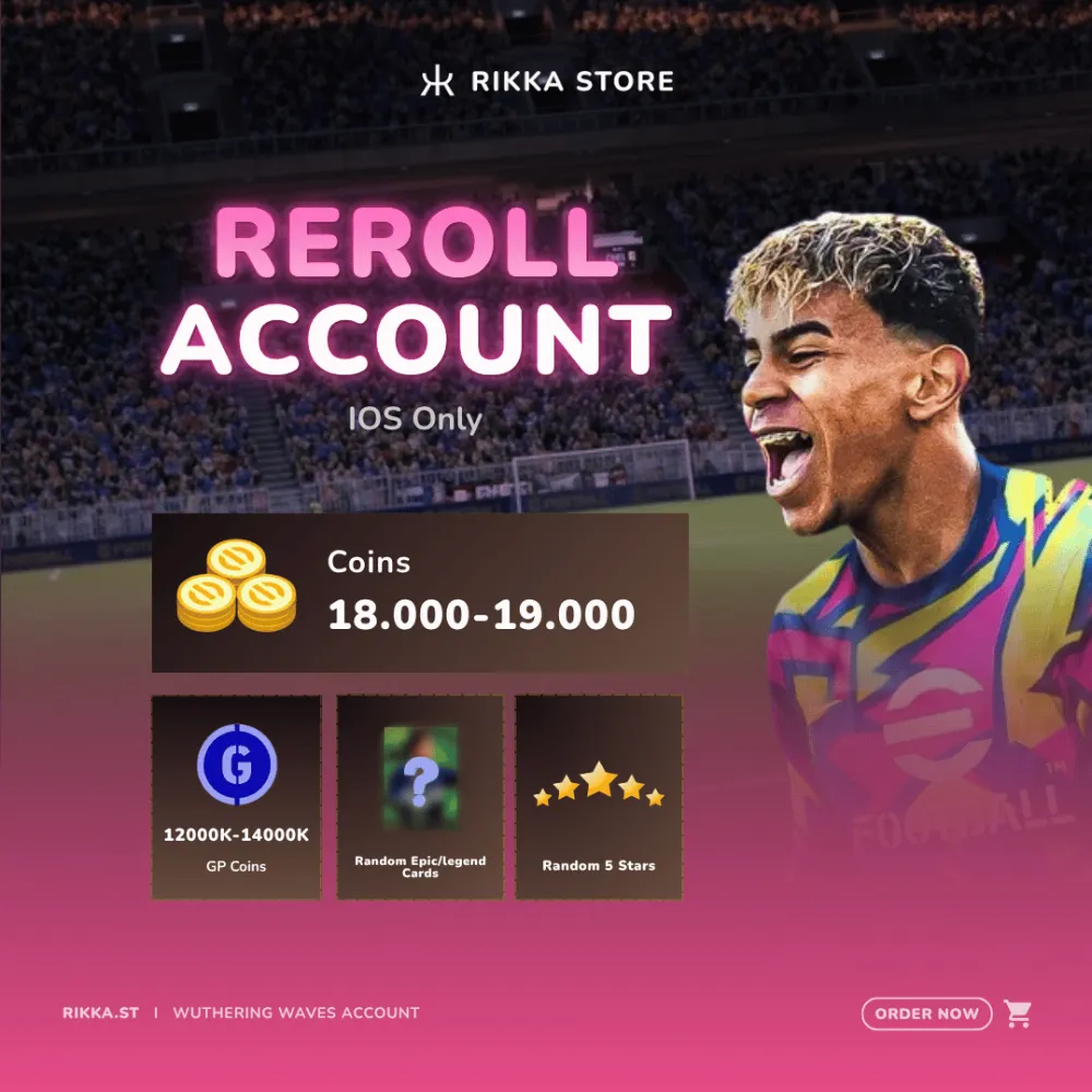 ☆ iOS | 18000+ Coins | 12,000,000-14,000,000 GP | 60-100 Random 5-Star Players (14-30 Epic/Legend)