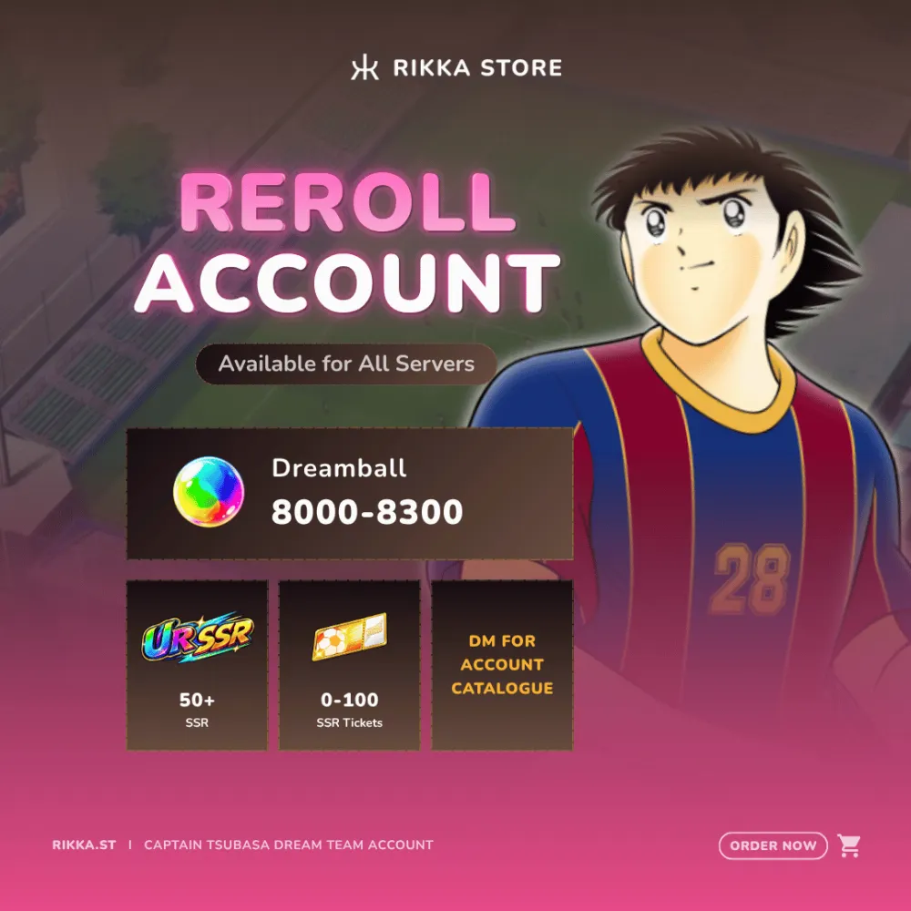 ☆ Global | 8000-8300 Dream Balls | 70+ SSR Tickets & Anniv Pulls | Lv 1 Reroll Account