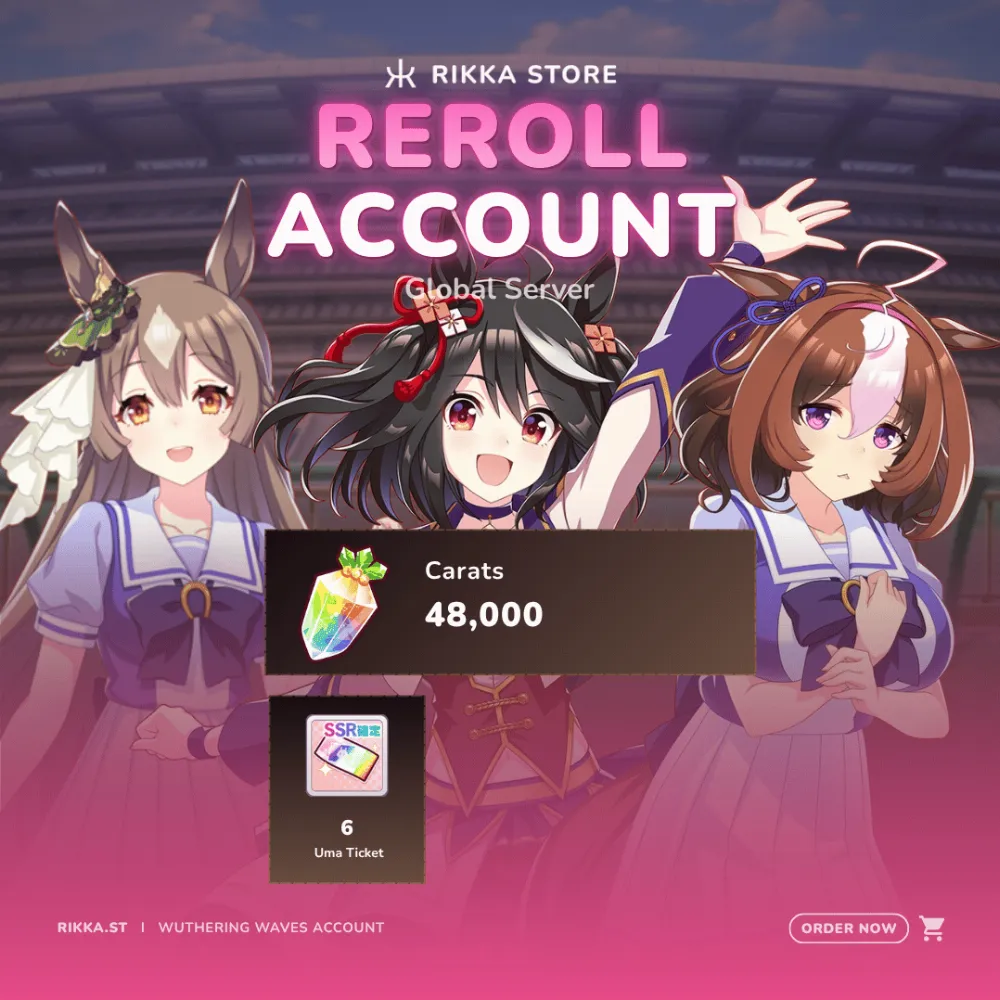 ☆ Global | 48000 Carrats | Satono Diamond SSR + Kitasan Black (Festival) + Meisho Doto | 6x SSR
