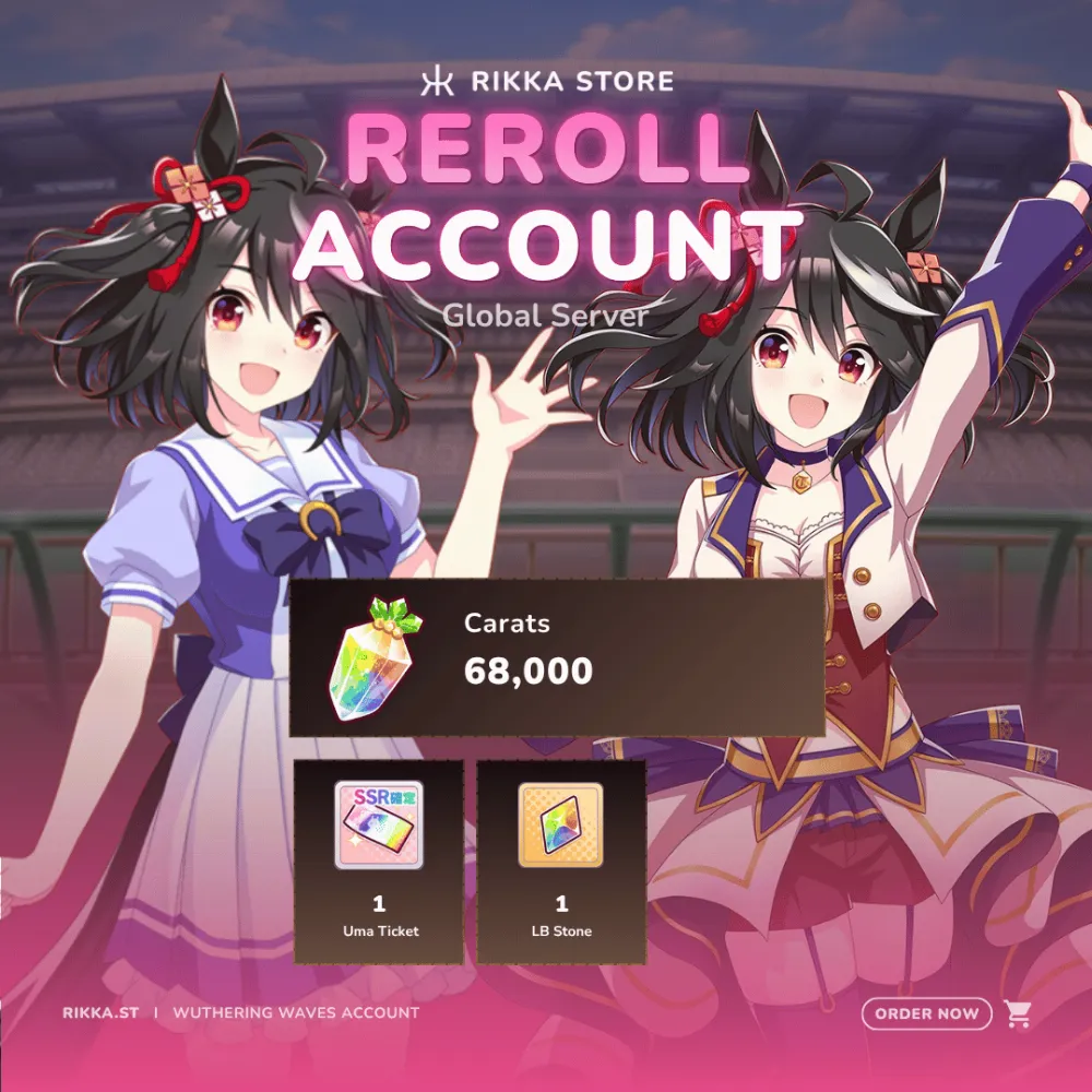 ☆ Global | 68000 Carrats | MLB Kitasan Black SSR + Kitasan Black (Festival) | 1x 3☆ Uma Ticket