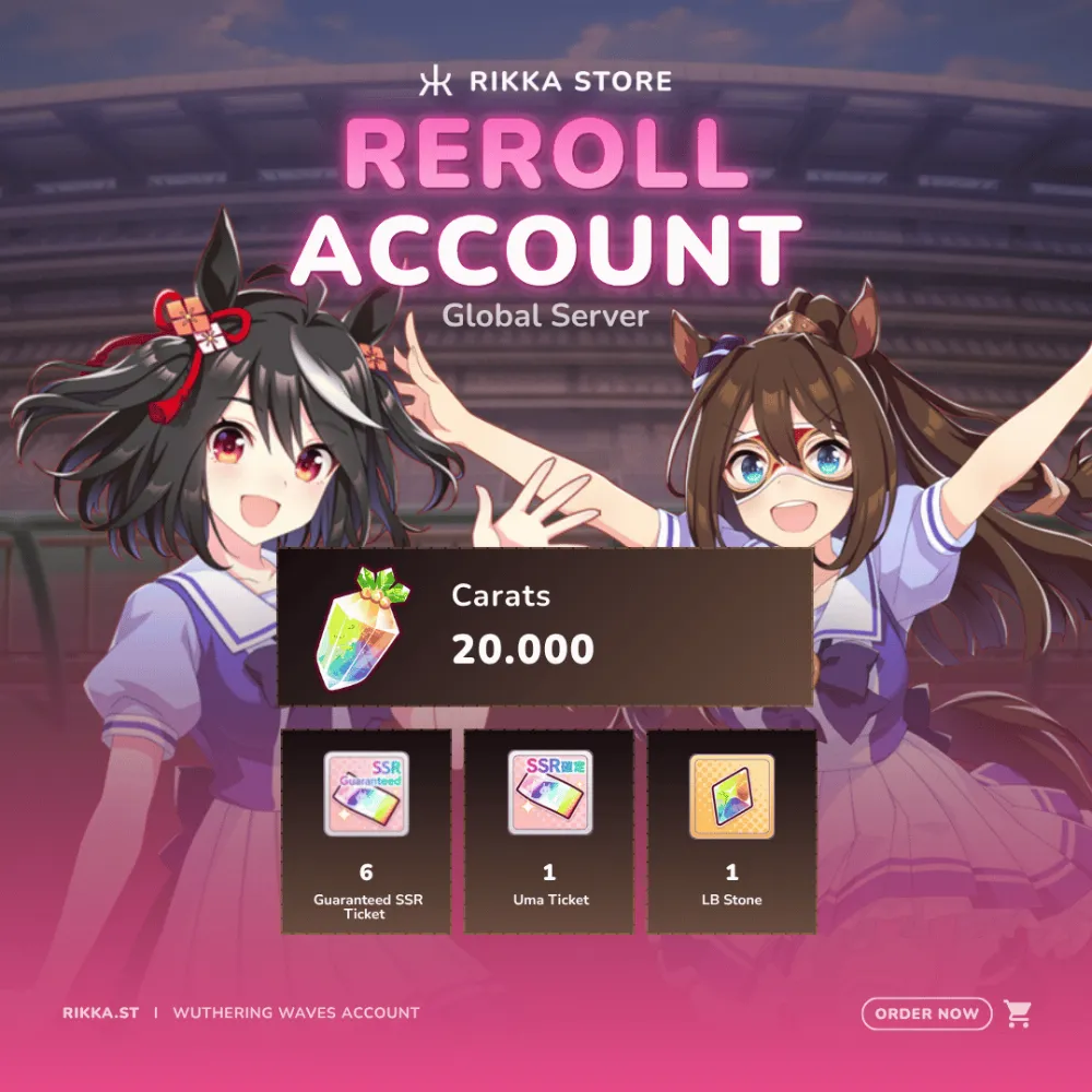 ☆ Global | 20000 Carrats | MLB Kitasan Black SSR + MLB El Condor Pasa SSR | 6x SSR Ticket