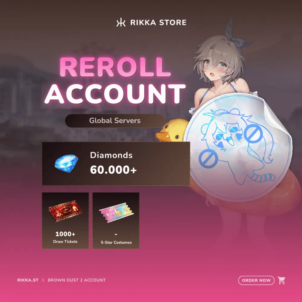 ☆ Global | 60000+ Dia | 1000+ Tix | +5 Summer Teresse + 1 Random 5☆ | DM for Catalog