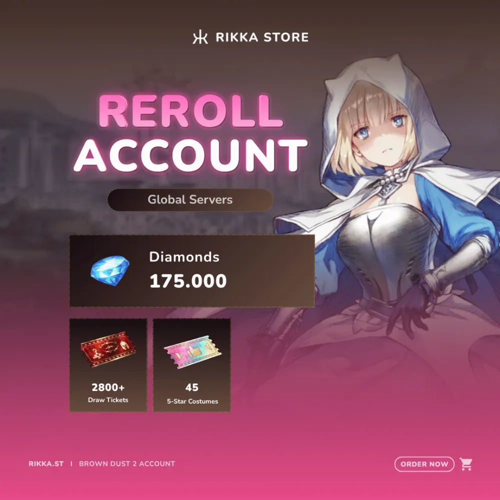 ☆ Global | 175000+ Dia | 2800+ Tix | 8-20 Limited | 45+ 5☆ Costumes | UR Gear | DM for Catalog