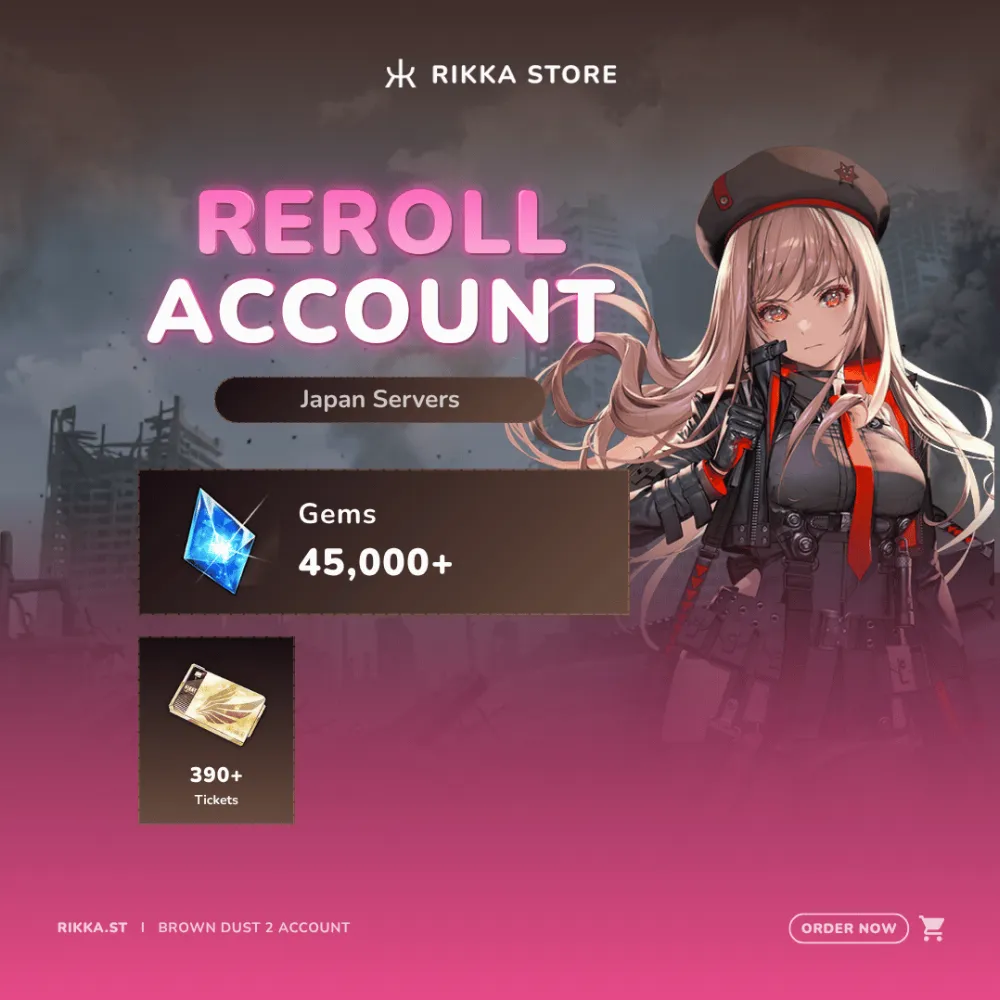 ☆ Japan | 45000+ Gems | 390+ Tickets | 540+ Pulls | 8x SSR | Reroll Account | DM for Catalog