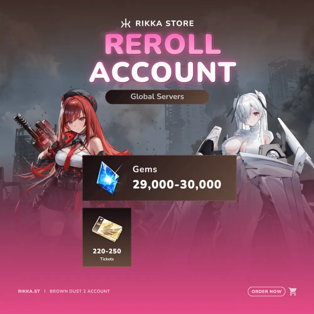 ☆ Global | 29000+ Gems | 230-250 Tickets | Rapi: Red Hood + Cinderella + 9-15x SSR | Reroll