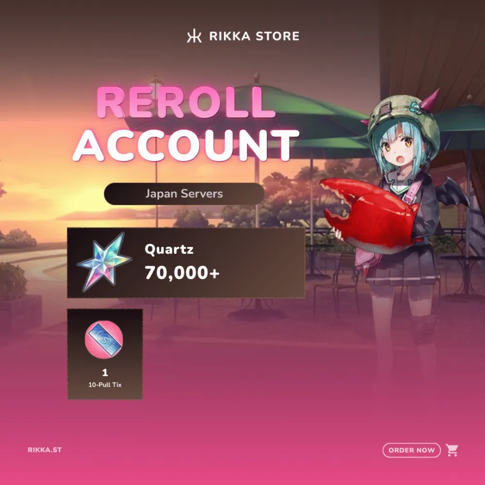 ☆ Japan | 70000+ Quartz | 1x 10-Pull Tix | 8-20x SS | Yayoi Toyogo | Reroll Account | DM for Catalog