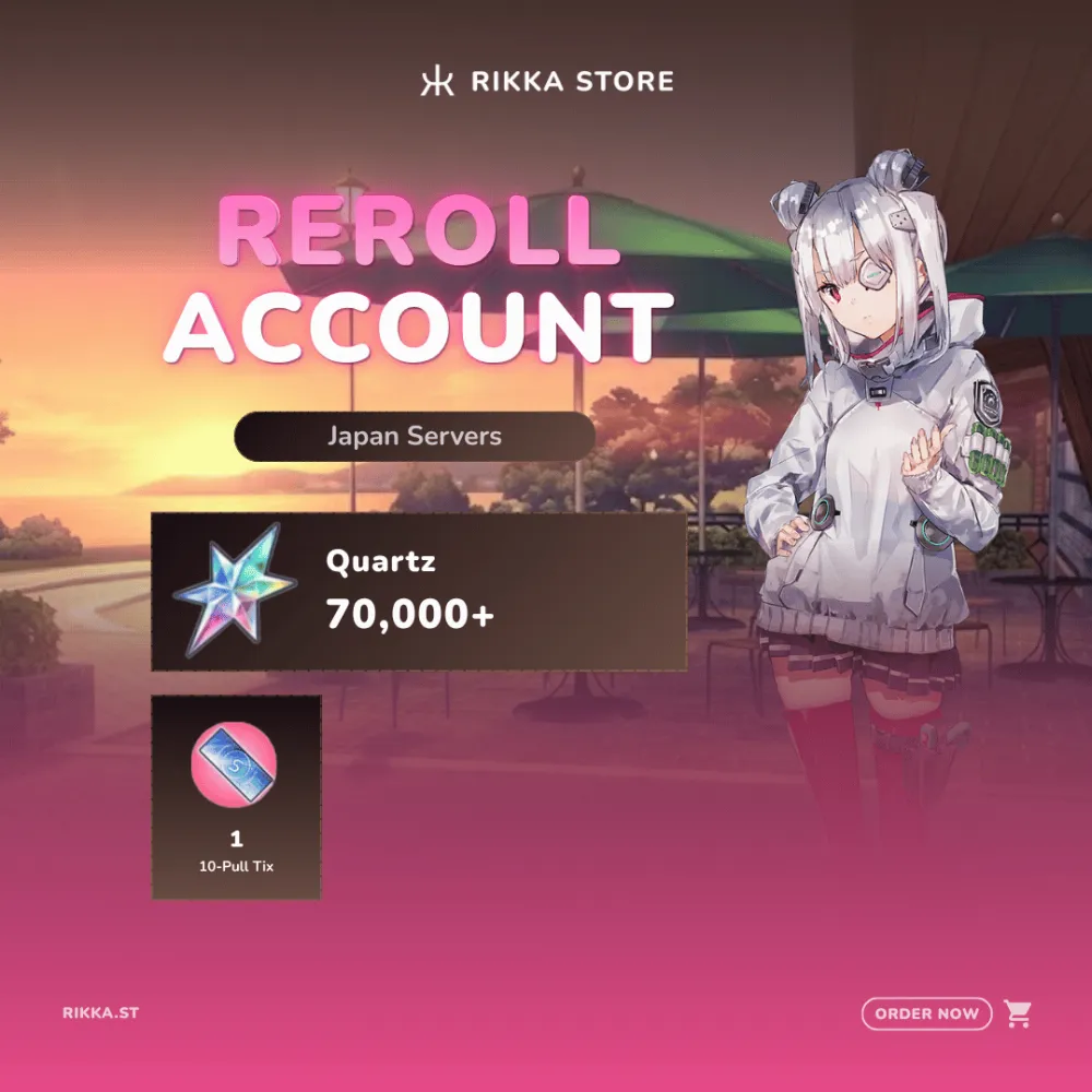 ☆ Japan | 70000+ Quartz | 1x 10-Pull Tix | 8-20x SS | Yamawaki (Demon King) | Reroll Account