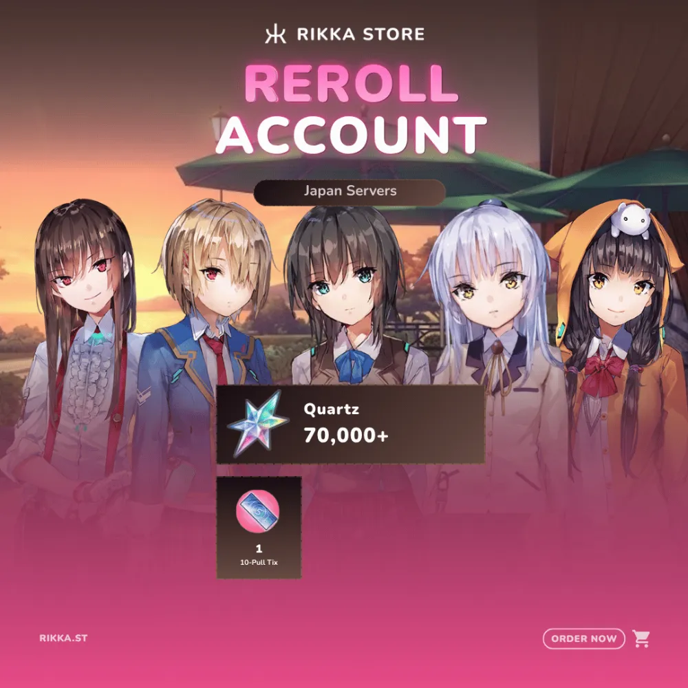 ☆ Japan | 70000+ Quartz | 1x 10-Pull Tix | 8-20x SS | Mion+Seira+Kanade+Karen+Ruka | Reroll