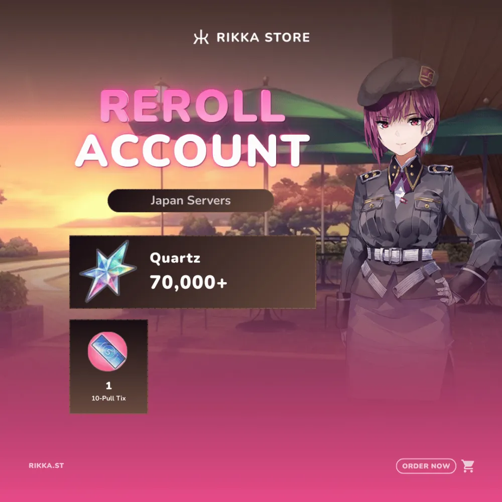 ☆ Japan | 70000+ Quartz | 1x 10-Pull Tix | 8-20x SS | Saki Tezuka | Reroll Account | DM for Catalog