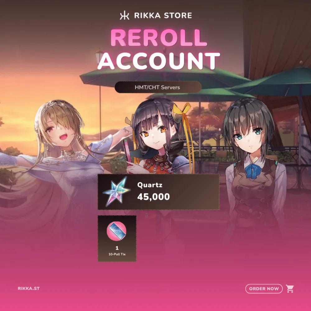 ☆ Taiwan | 45000 Quartz | 15-25x SS | Ruka (Songstress) + Li Yingxia + Seira Aoi | Reroll