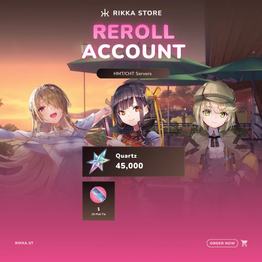 ☆ Taiwan | 45000 Quartz | 15-25x SS | Ruka (Songstress) + Li Yingxia + Irene | Reroll
