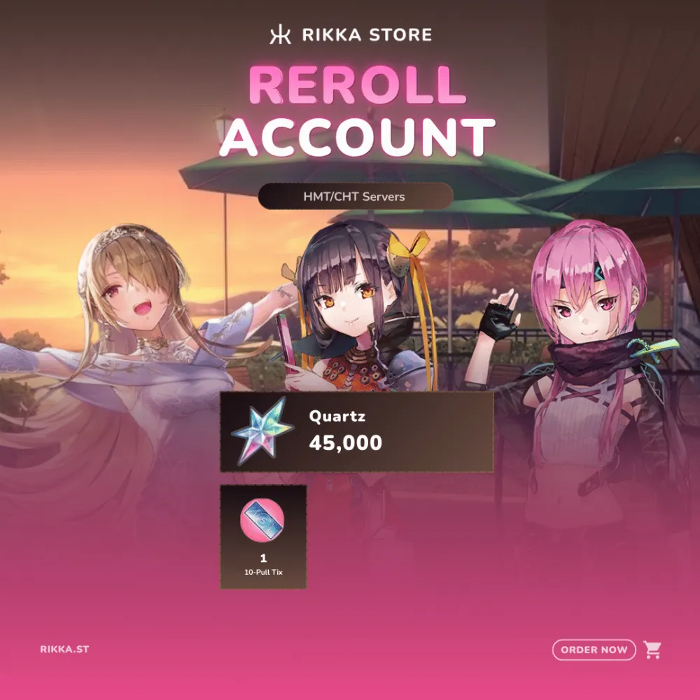 ☆ Taiwan | 45000 Quartz | 15-25x SS | Ruka (Songstress) + Li Yingxia + Chihiru | Reroll